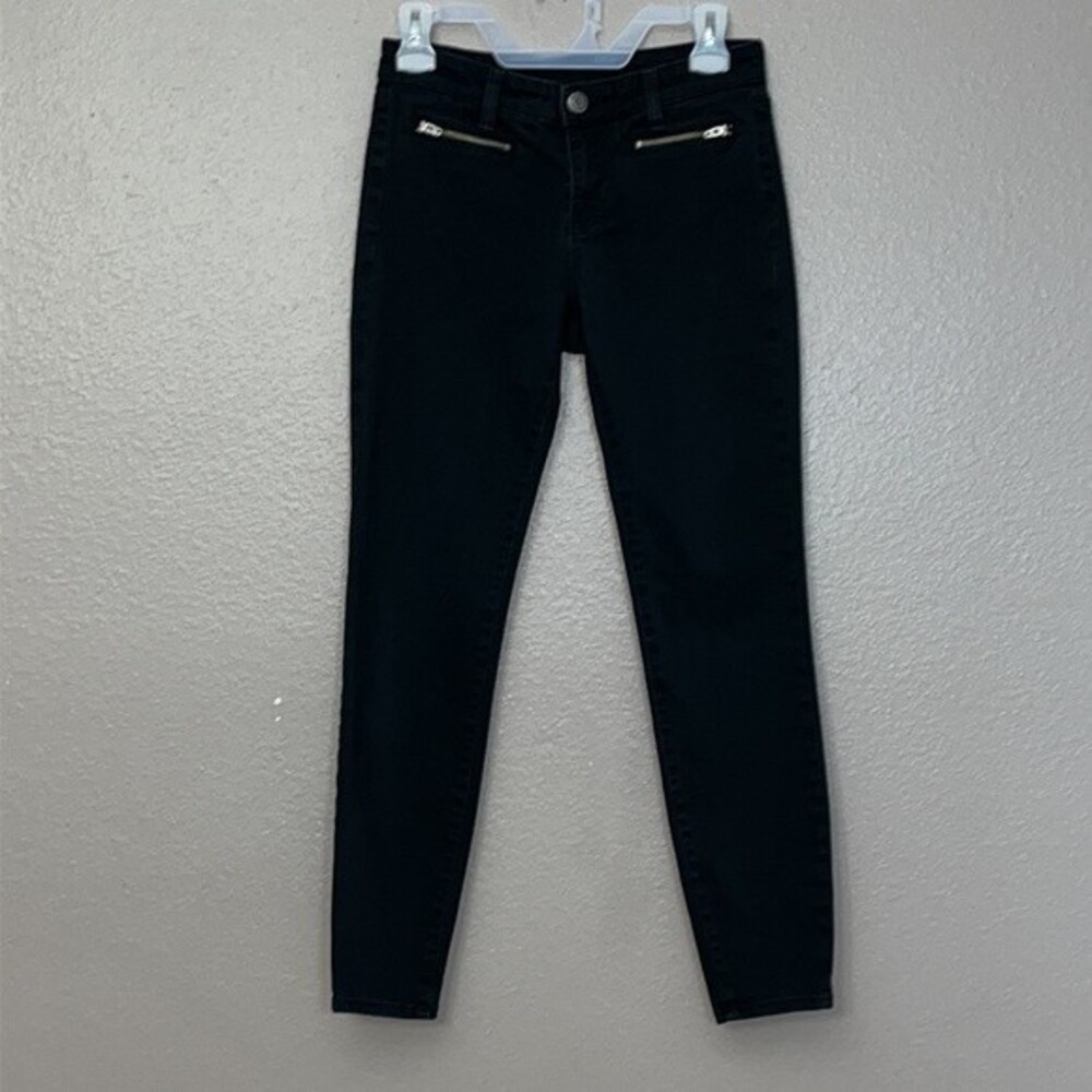 Gap Womans Super Skinny Ankle Black Jeans 2/26R